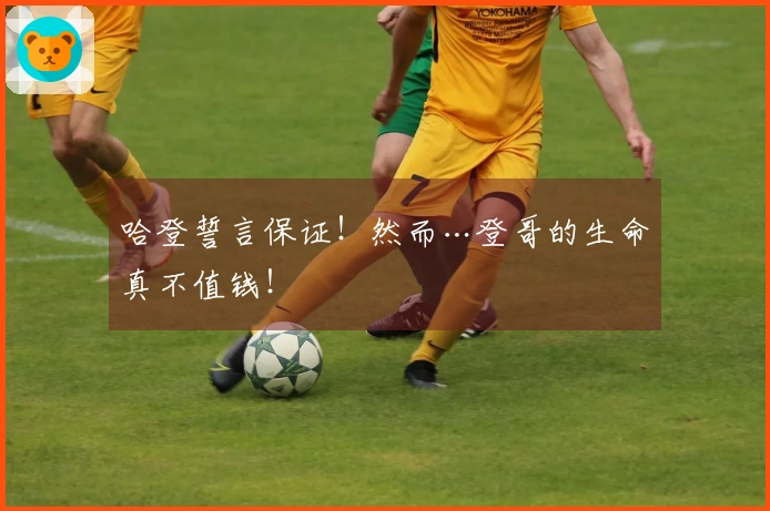 哈登誓言保证！然而…登哥的生命真不值钱！